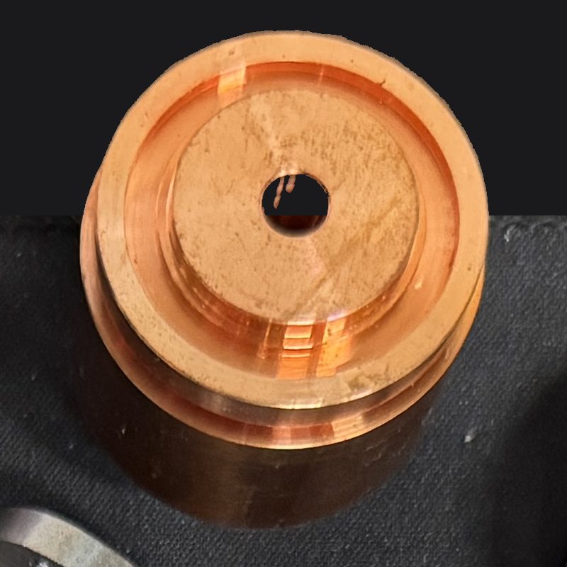 백년정밀 CNC 가공품 - 원통 부품 인청동