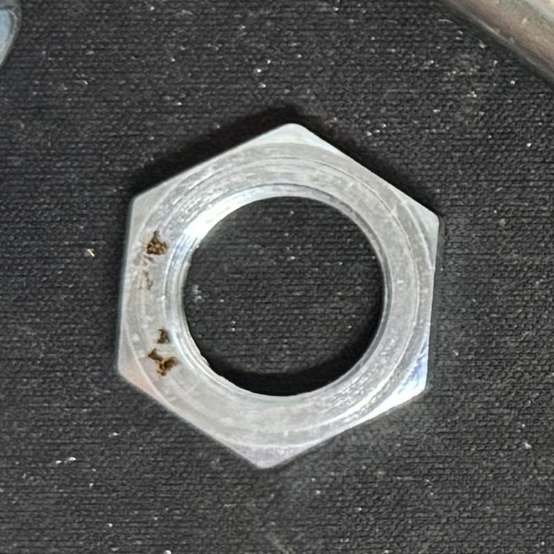 백년정밀 CNC 가공품 - 육각 너트 SM45C 아연도금