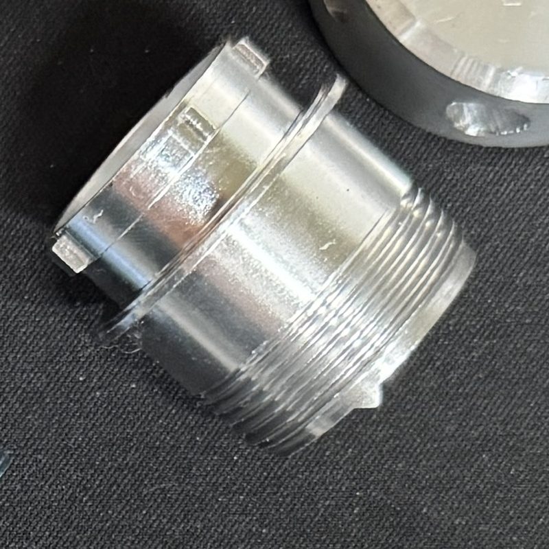백년정밀 CNC 가공품 - 나사 하우징 AL6061